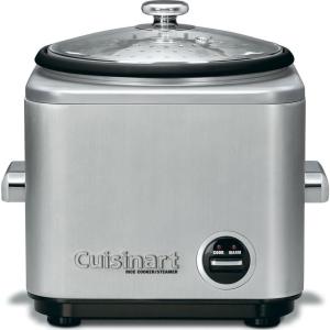 Cuisinart CRC-400P1 4 Cup Rice Cooker, Stainless Steel Exterior(8-Cup)