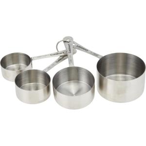 Cuisinart CTG-00-SMC Stainless Steel Measuring Cups, Set of 4,Silver(Cups)