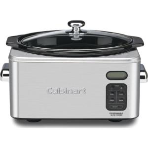 Cuisinart MSC-400 3-In-1 Cook Central 4-Quart Multi-Cooker: Slow Cooker, Brown/Saute, Steamer, Silver(6.5 Quarts)