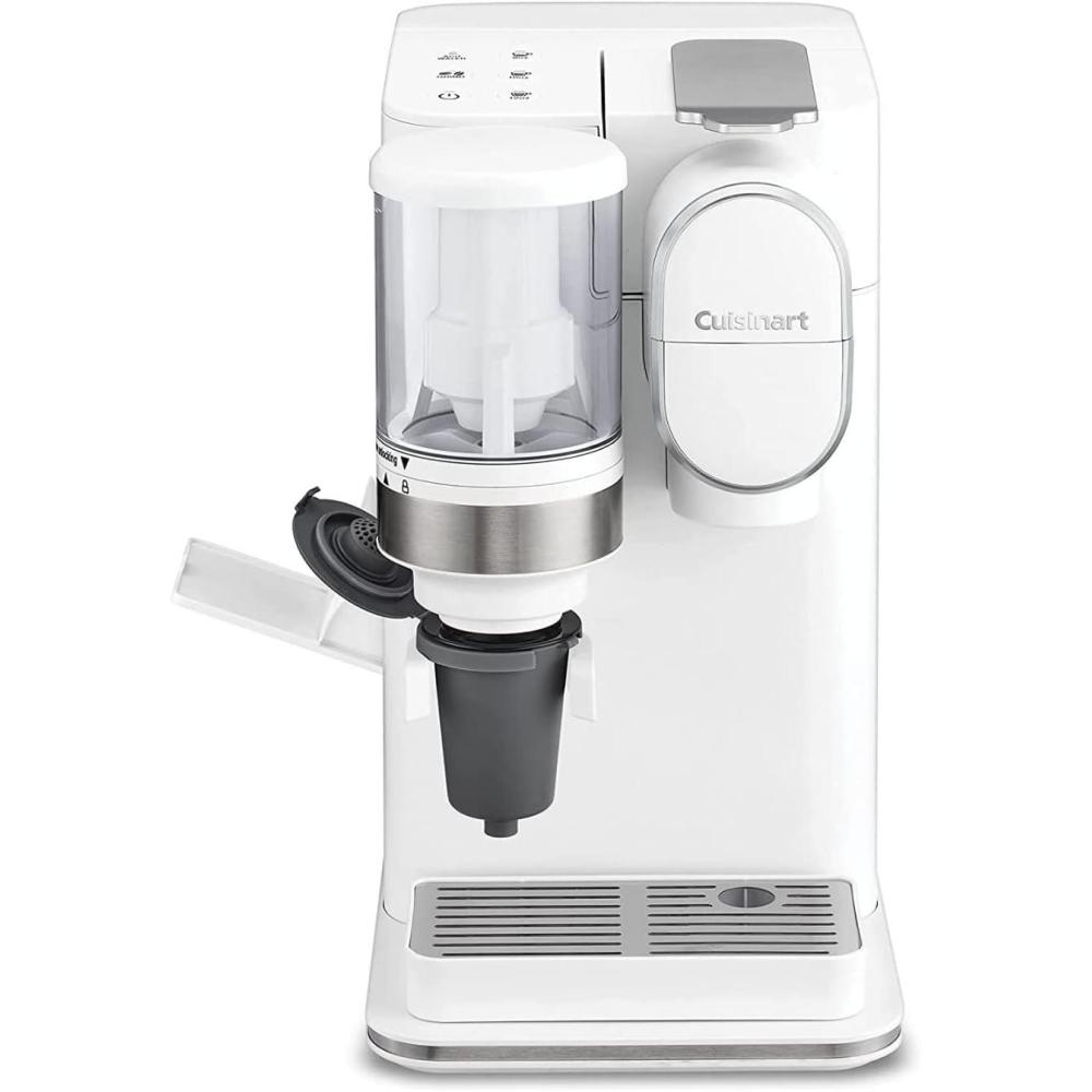 imageCuisinart SingleServe Coffee Maker  Coffee Grinder with 8 10 and 12 oz Serving Size Compatible with SingleCup Pods 48Ounce Removable Reservoir Stainless Steel DGB2SSWhite