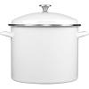 imageCuisinart Enamel Stockpot with Cover 16Quart White