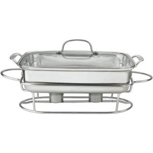 Cuisinart 7BSO-34 Stainless 13-1/2-Inch Oval Buffet Servers, Silver(Buffet Server)