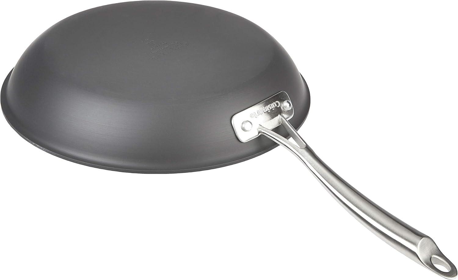 imageCuisinart GG10 Hard Anodized 10Piece Set GreenGourmet Black12Inch