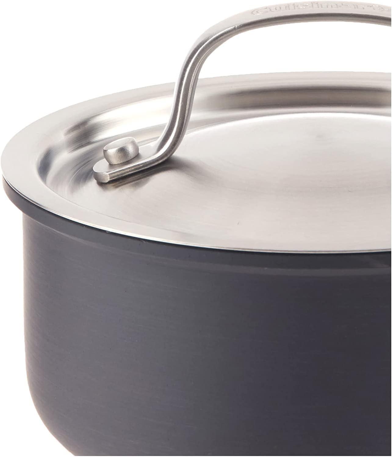 imageCuisinart GG4422 GreenGourmet HardAnodized Nonstick 4Quart Dutch Oven with Cover1 Quarts