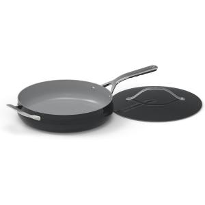Cuisinart Culinary Collection Nonstick Cookware 4.5 Qt. Sauté Pan + Helper Handle + Cover, Black(Black)