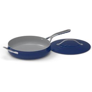 Cuisinart Culinary Collection Nonstick Cookware 4.5 Qt. Sauté Pan + Helper Handle + Cover, Black(Sapphire)
