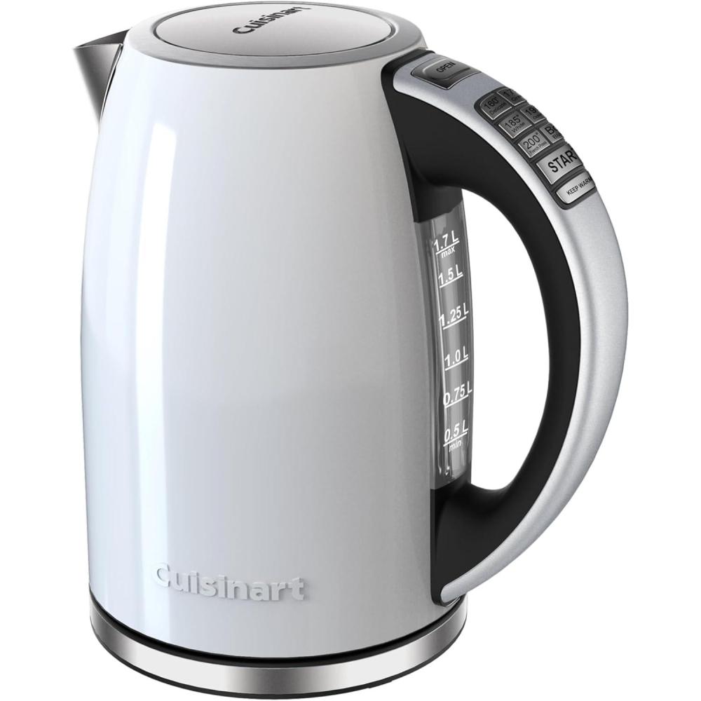 imageCuisinart GK17N Viewpro Cordless Electric Kettle Silver 17 LiterWhite