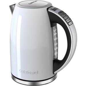 Cuisinart GK-17N Viewpro Cordless Electric Kettle, Silver 1.7 Liter(White)