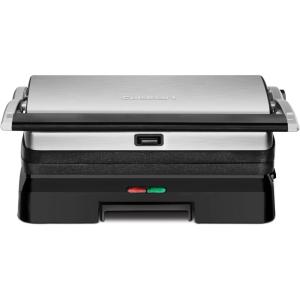 Cuisinart GR-11 Griddler 3-in-1 Grill and Panini Press, Silver(Elite Griddler)