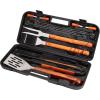 imageCuisinart 13Piece Wooden Handle Grill Tools Set Grill Utensils Set BBQ Accessories Durable Stainless Steel Spatula Tongs Cleaning Brush amp More Compact Case Grilling Gifts for Men CGSW13