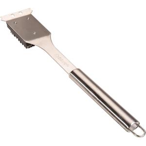 Cuisinart Triple Coil Brush, 17” Stainless Steel Grill Brush with Wide Scraper for All Grates, Bristle Free Grilling Accessory for Worry Free Cleaning, Perfect for BBQs, Cookout & Tailgate Cleaning(16. 5″)