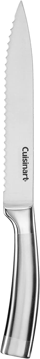 imageCUISINART Block Knife Set 15pc Cutlery Knife Set with Steel Blades for Precise Cutting Lightweight Stainless Steel Durable amp Dishwasher Safe C99SS15PStainless Steel