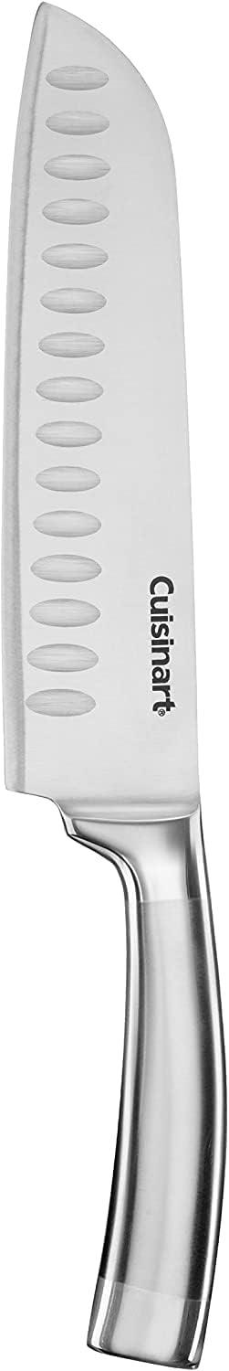 imageCUISINART Block Knife Set 15pc Cutlery Knife Set with Steel Blades for Precise Cutting Lightweight Stainless Steel Durable amp Dishwasher Safe C99SS15PStainless Steel