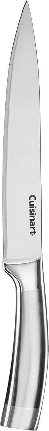 imageCUISINART Block Knife Set 15pc Cutlery Knife Set with Steel Blades for Precise Cutting Lightweight Stainless Steel Durable amp Dishwasher Safe C99SS15PStainless Steel