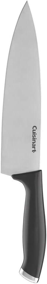 imageCuisinart Block Knife Set 12pc Cutlery Knife Set with Steel Blades for Precise Cutting Lightweight Stainless Steel Durable amp Dishwasher Safe C77SSW12PBlackStainless Steel