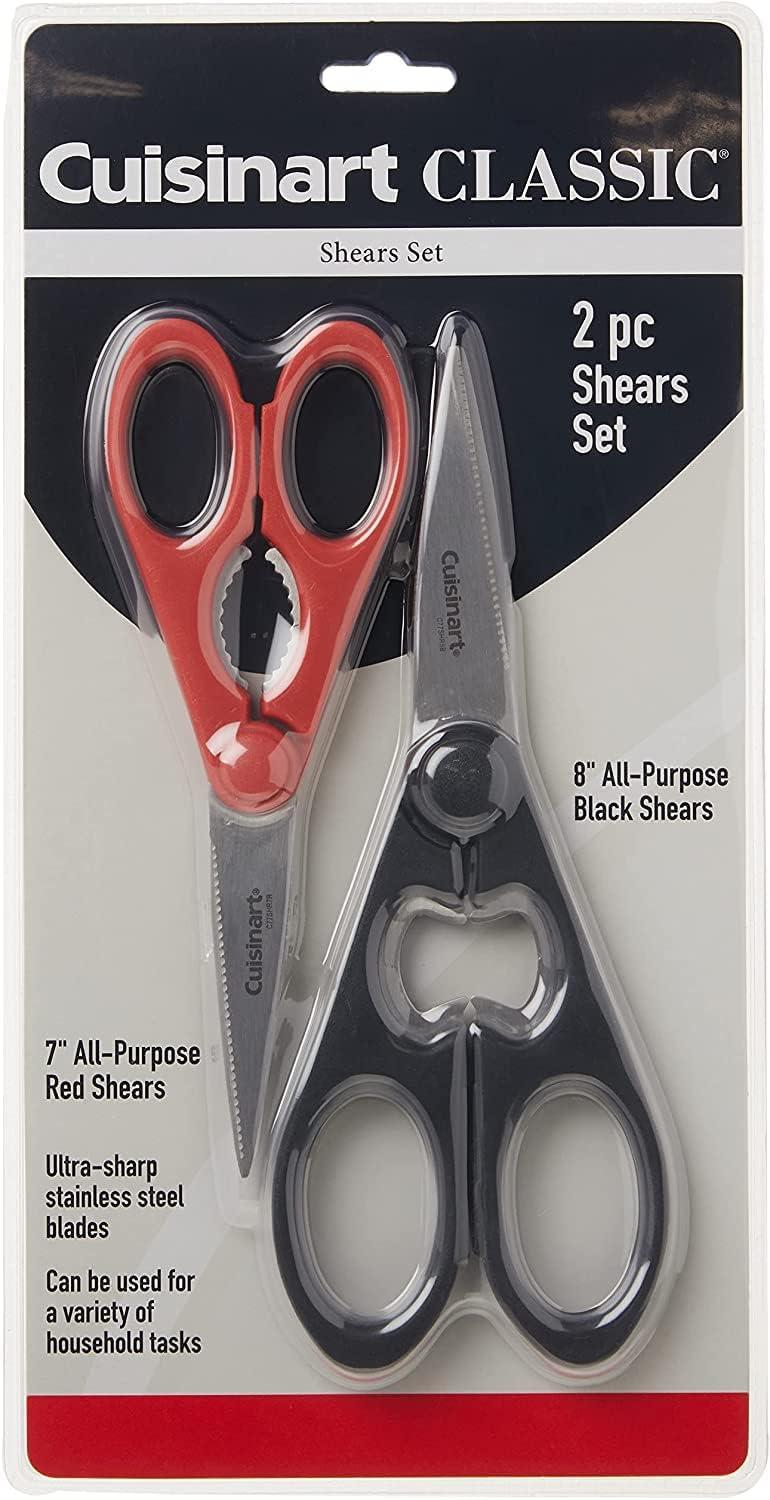 imageCuisinart Shears 8 Inch Kitchen Scissors Black7Inch and 8Inch