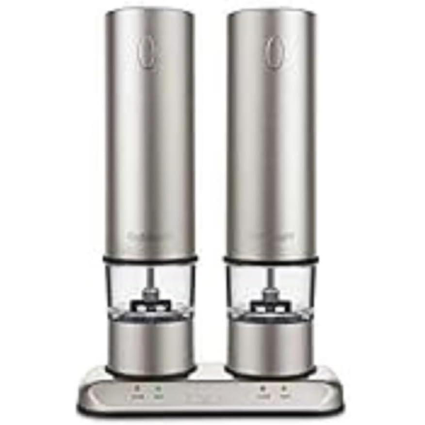 imageCuisinart Rechargeable Electric Salt amp Pepper Mill Set in Brushed Stainless Steel SP4Model 261W x 394H
