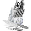 imageCuisinart 15pc Caskata Collection Stainless Steel Hollow Handle Cutlery Block Set C77SS15PKCA