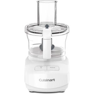 Cuisinart 9-Cup Continuous Feed Food Processor with Fine and Medium Reversible Shredding and Slicing Disc, Universal Blade, Continuous-Feed Attachment, and In-Bowl Storage (Gray)(White)