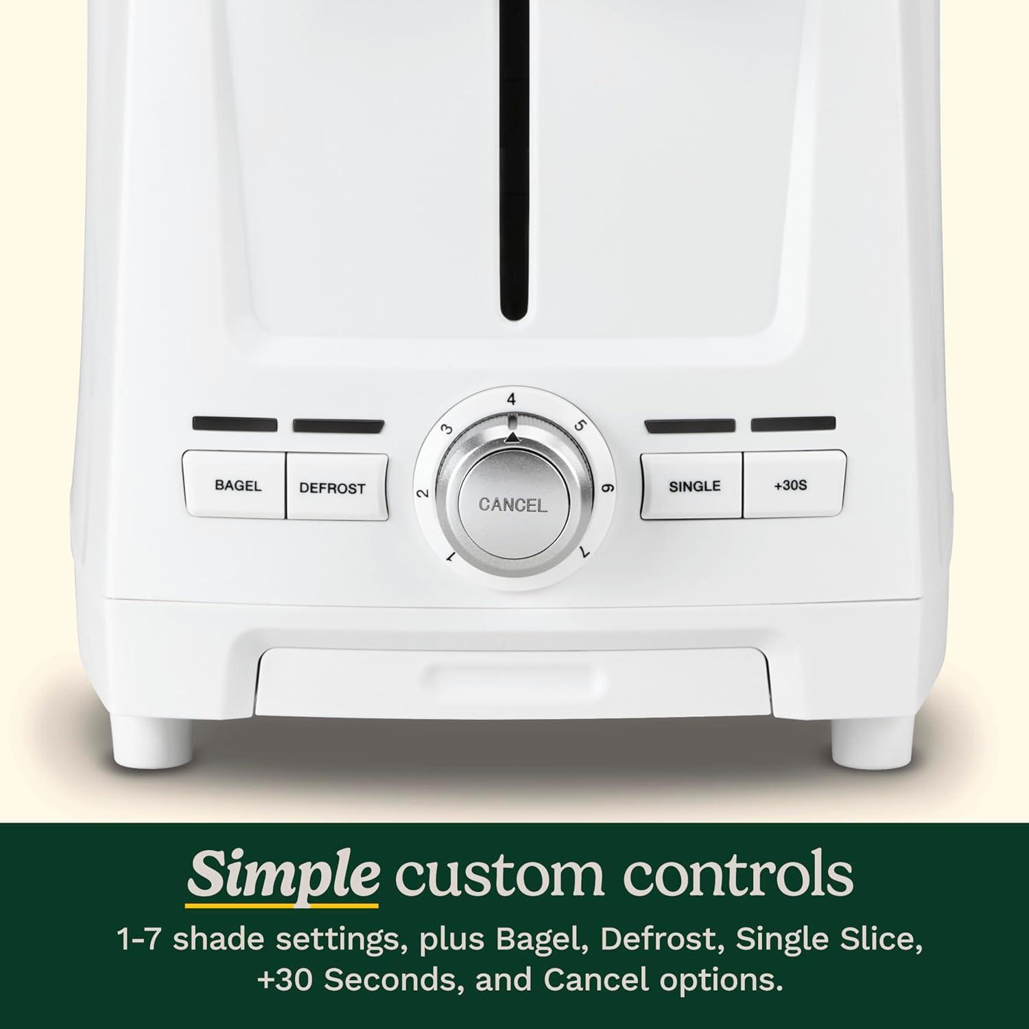 imageCuisinart 2Slice XL Slot Toaster Stone CPT1200White