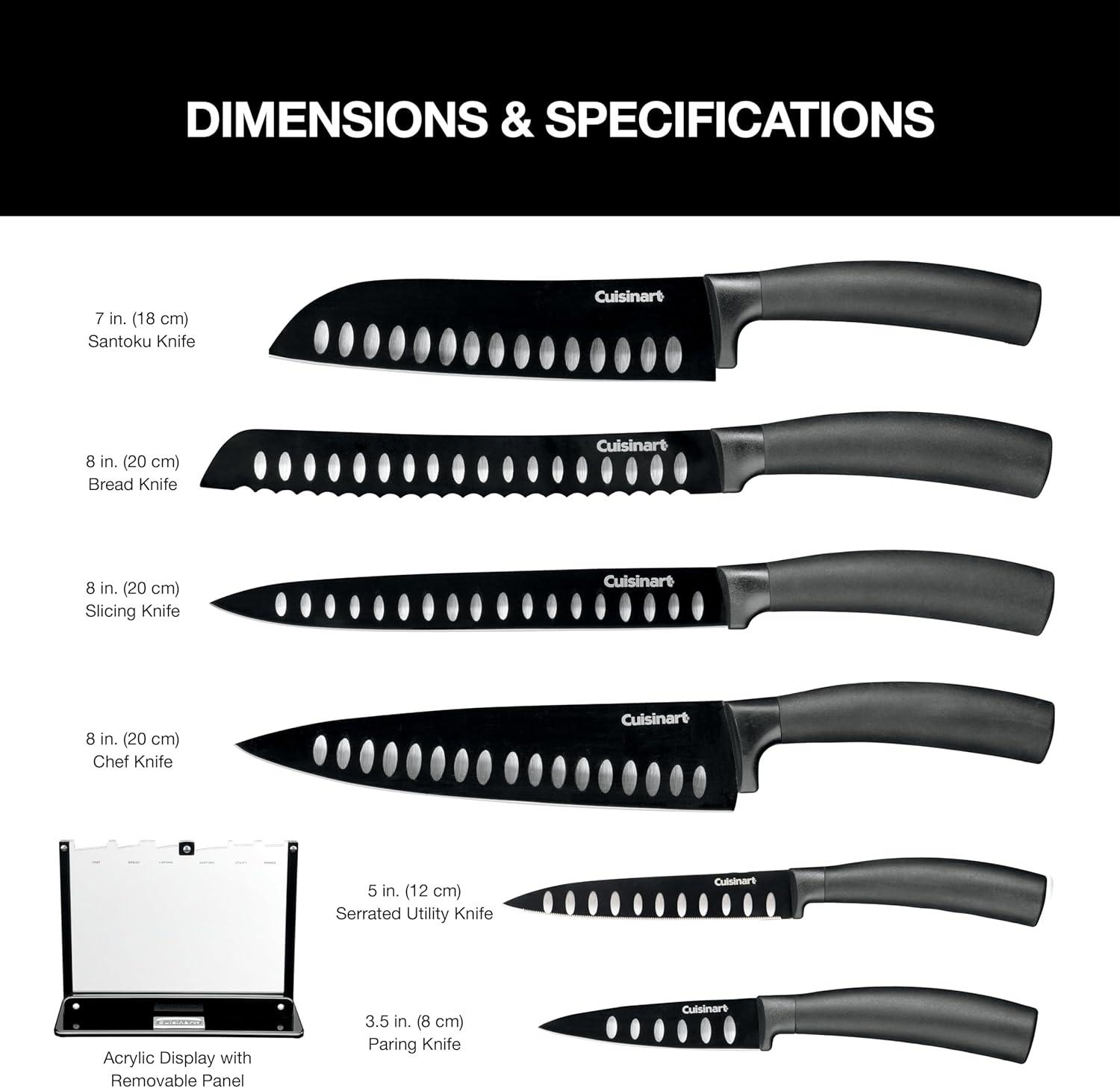 imageCuisinart C77C6CF2 6Inch Edge Chefs Knife Black8