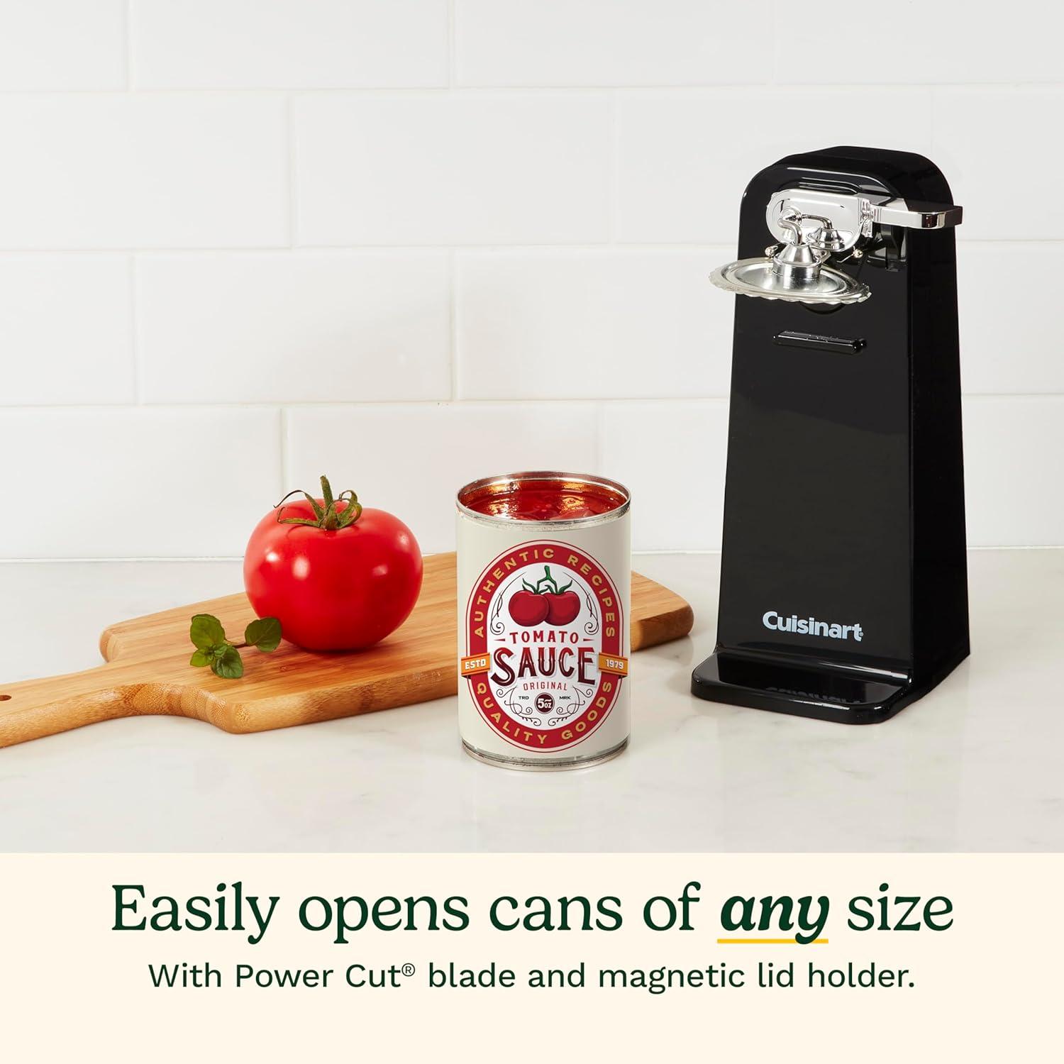 imageCuisinart CCO55 Deluxe Chrome Electric Can Opener SilverBlack