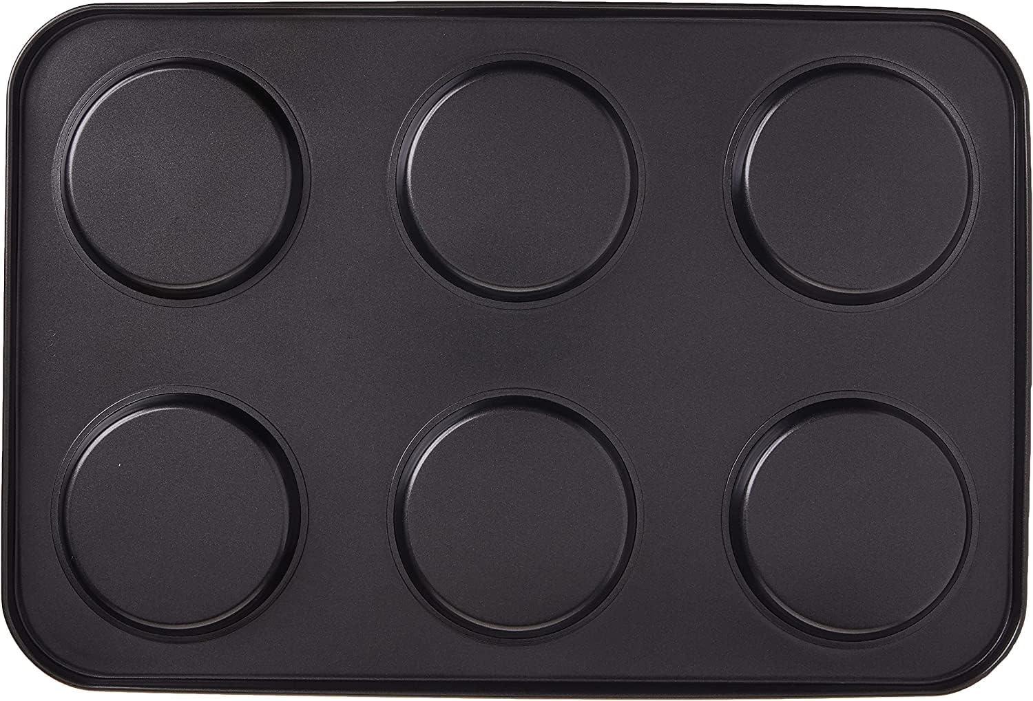 imageCuisinart Chefs Classic Nonstick Bakeware 6Cup Jumbo Muffin Pan SilverMuffin Top Pan