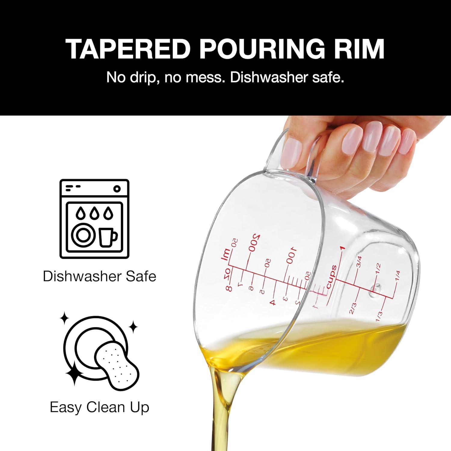 imageCuisinart Nesting Liquid Measuring Cups Clear 3Piece CTG003MC