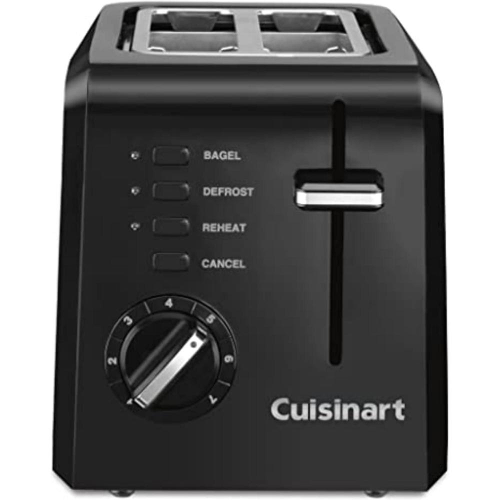 imageCuisinart 2Slice Toaster Compact White CPT122Black