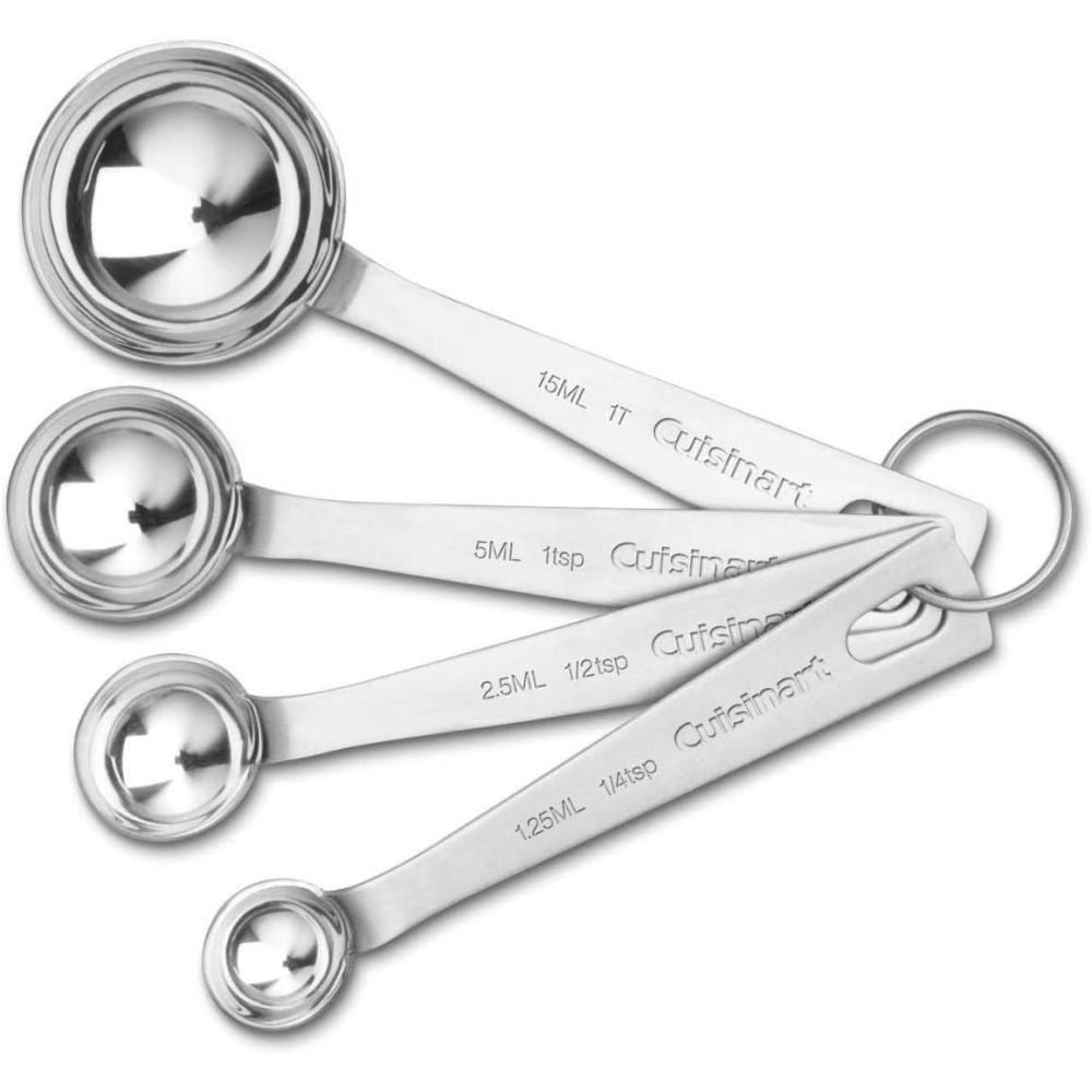imageCuisinart CTG00SMP Stainless Steel Measuring Spoons Set of 4Silver