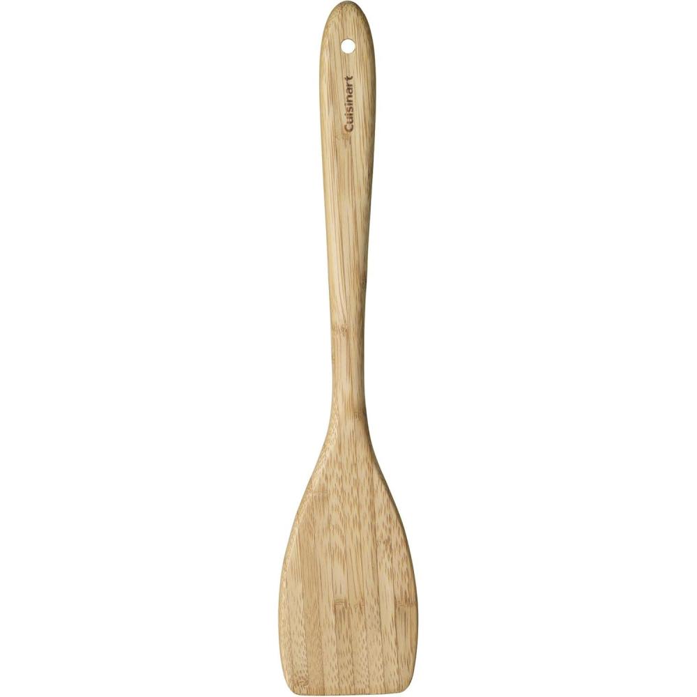 imageCuisinart Green Gourmet Bamboo Solid and Slotted Spoons 2PackSolid Turner