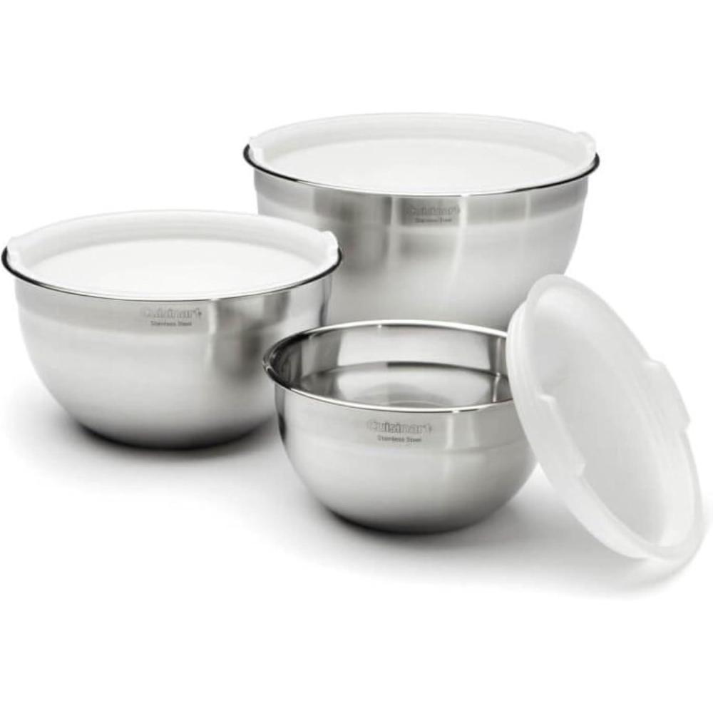 imageCuisinart Mixing Bowl Set Stainless Steel 3Piece CTG00SMBStainless Steel