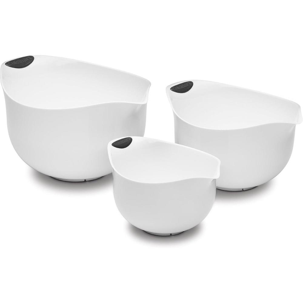 imageCuisinart Set of 3 BPAfree Mixing Bowls WhiteWhite