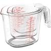 imageCuisinart Nesting Liquid Measuring Cups Clear 3Piece CTG003MC