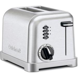 Cuisinart CPT-160 Metal Classic 2-Slice Toaster, Brushed Stainless