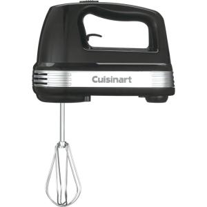 Cuisinart Power Advantage 5-Speed Hand Mixer, 220W-Motor Hand Blender Electric Mixer with 5 Speed Settings, Extra-Long Dishwasher-Safe Beaters, 60-Inch Swivel Cord, HM-50BK, Black(Black)