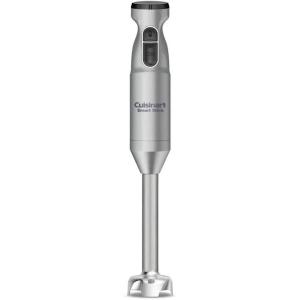 Cuisinart Smart Stick Two-Speed Hand Blender, Powerful Immersion Blender with 300-Watt Motor Blends Shakes, Smoothies, Puree, Baby Food, Soups & Sauces, CSB-175P1, White(Silver)