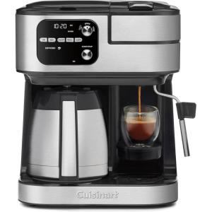 Cuisinart Coffee Center Barista Bar 4-in-1 Coffee Maker, Single-Serve Pods Compatible, Coffeemaker, Three Brewing Sizes, SS-4N1NAS, Black(Black/Thermal Carafe)