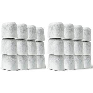 K&J 12-Pack Cuisinart® Coffee Filter Replacement Charcoal Water Filters for Coffee Makers – Fits all Cuisinart and Braun BrewSense Coffee Makers(12 (Pack of 2))