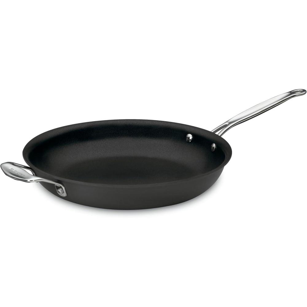 imageCuisinart Chefs Classic 8Inch Open Skillet NonstickHardAnodized 622C20Black