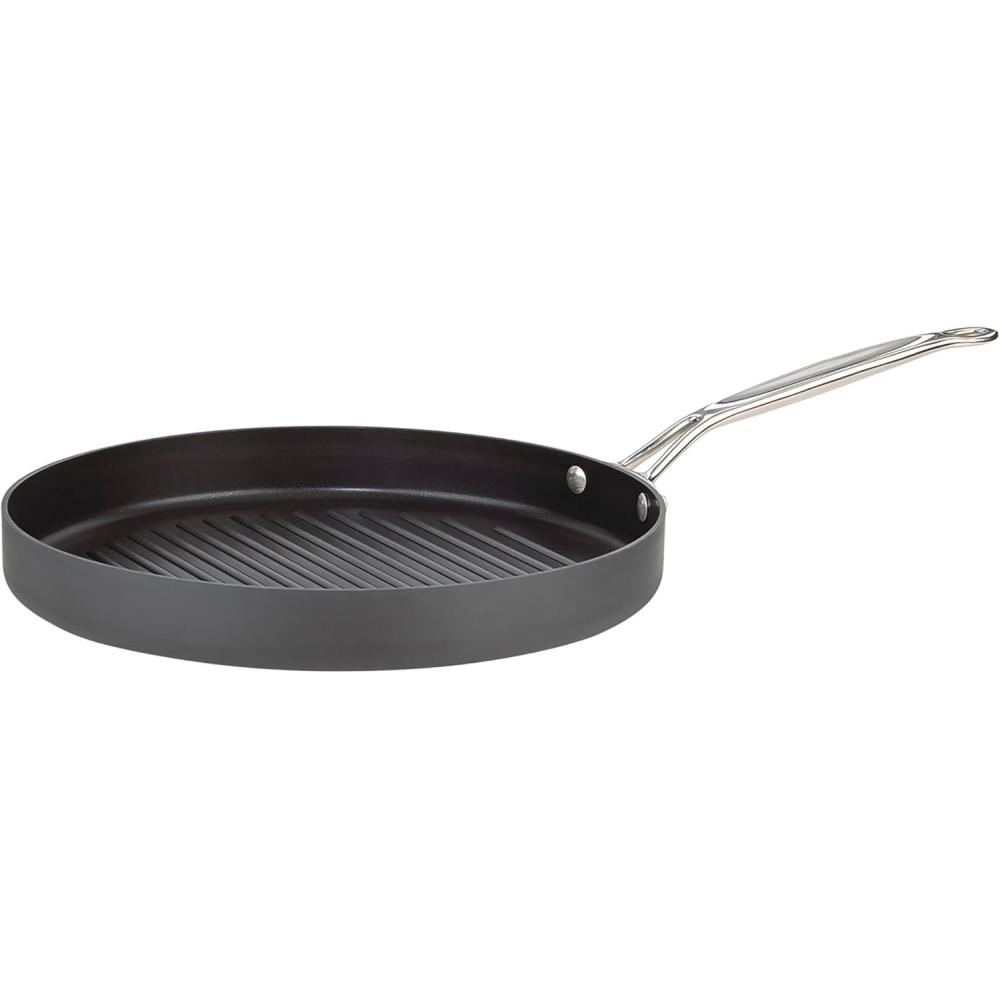 imageCuisinart Chefs Classic Nonstick Hard Anodized 12 Round Grill Pan 630C30PFASFree