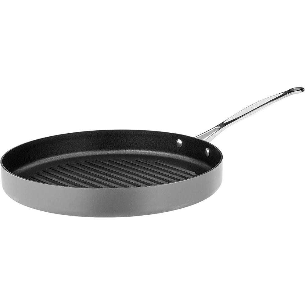 imageCuisinart Chefs Classic Nonstick Hard Anodized 12 Round Grill Pan 630C30Standard Coating