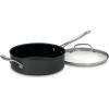 imageCuisinart Chefs Classic Nonstick Hard Anodized 55 Quart Saut Pan with Helper Handle amp Cover 633C30H