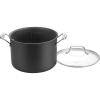 imageCuisinart Chefs Classic PURELYCERAMIC Nonstick PFAS Free HardAnodized 8Quart Stockpot with Cover 666C24