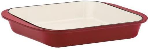 imageCuisinart CI113624CR Chefs Classic Enameled Cast Iron 14Inch RoastingLasagna Pan Cardinal Red