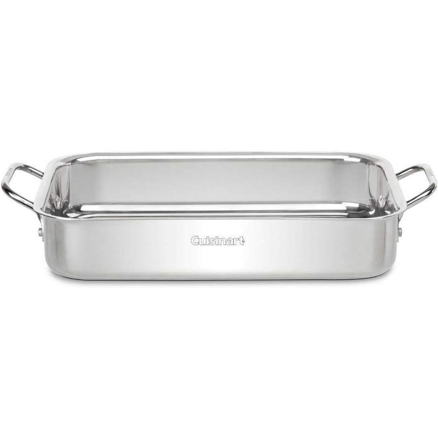 imageCuisinart 7117135 Chefs Classic Stainless 1312Inch Lasagna Pan135Inch