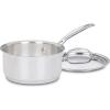 imageCuisinart 1 Quart Saucepan wCover Chefs Classic Stainless Steel Cookware Collection 71914Saucepan wCover