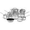 imageCuisinart 14Piece Cookware Set Chefs Classic Stainless Steel Collection 7714N