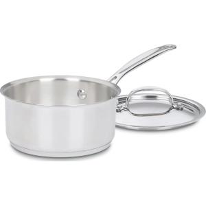 Cuisinart 719-18 Chef’s Classic Stainless 2-Quart Saucepan with Cover(1.5-Quart)
