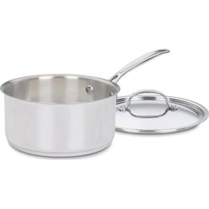 Cuisinart 719-18 Chef’s Classic Stainless 2-Quart Saucepan with Cover(3-Quart)
